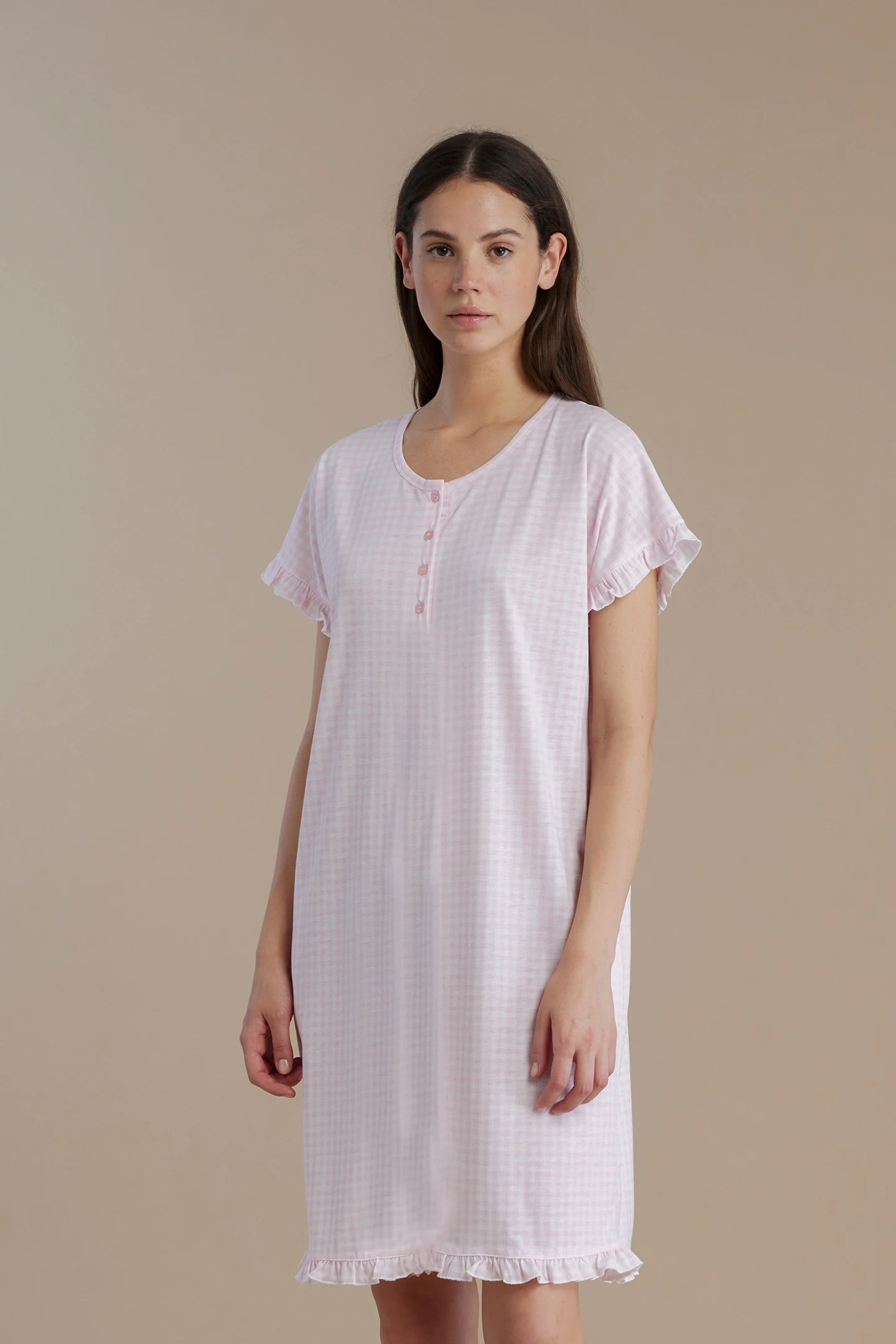 Bottoni Camicia Da Notte Cotone Leggero CAMICIA NOTTE LINCLALOR