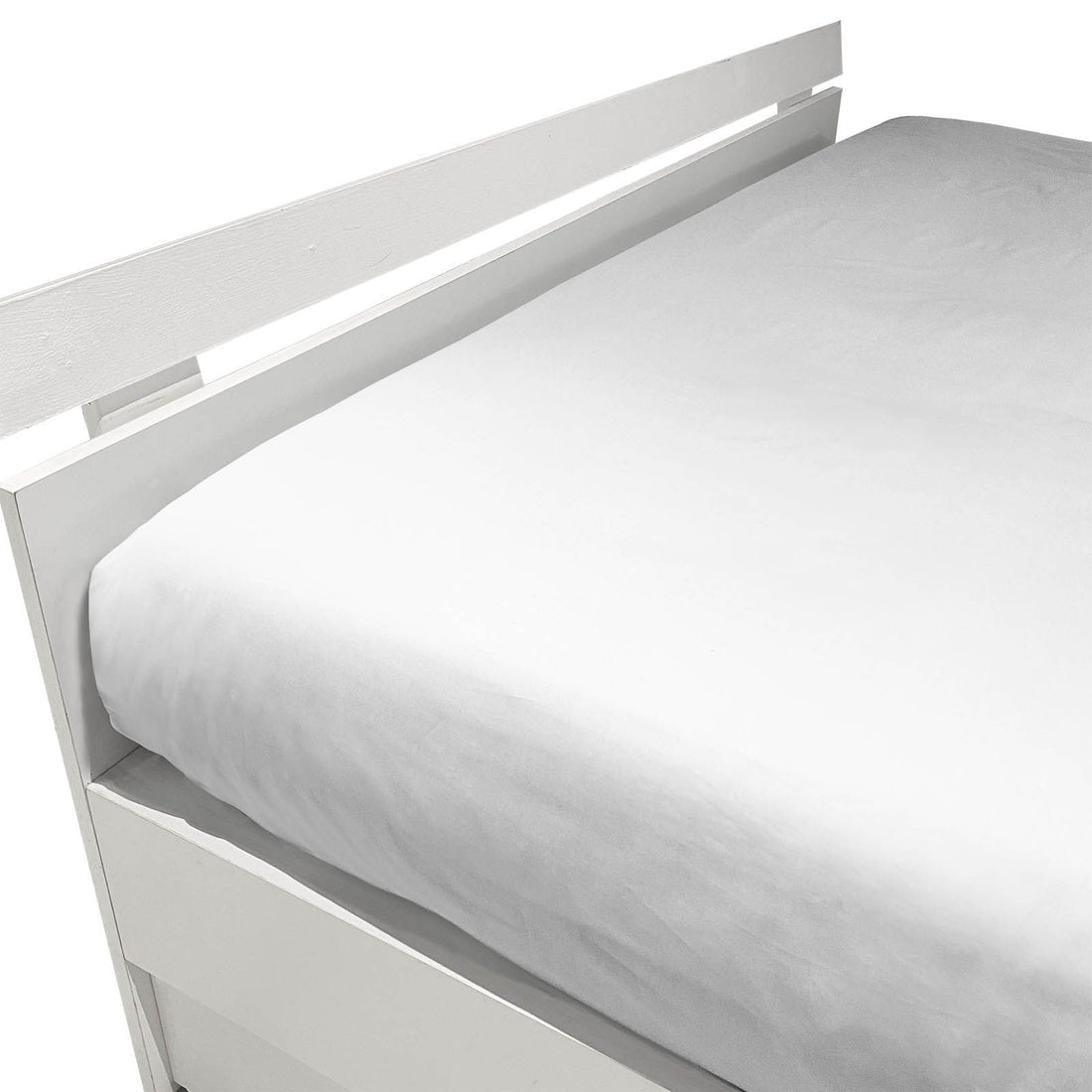 Fitted Sheet in Percale MIRABELLO - Louisiana Plain