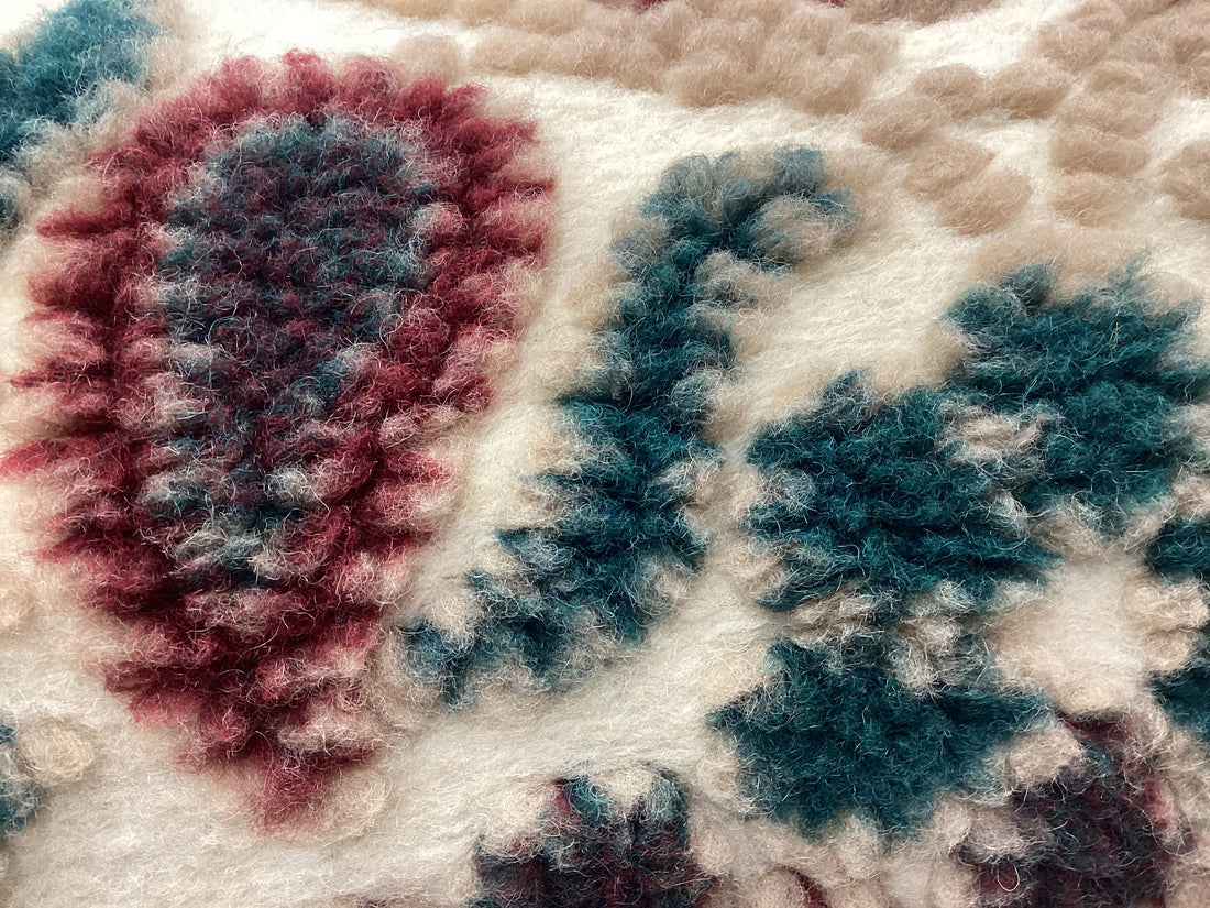 Coperta Plaid in Lana Cotta LANA ITALIA - Samarcanda