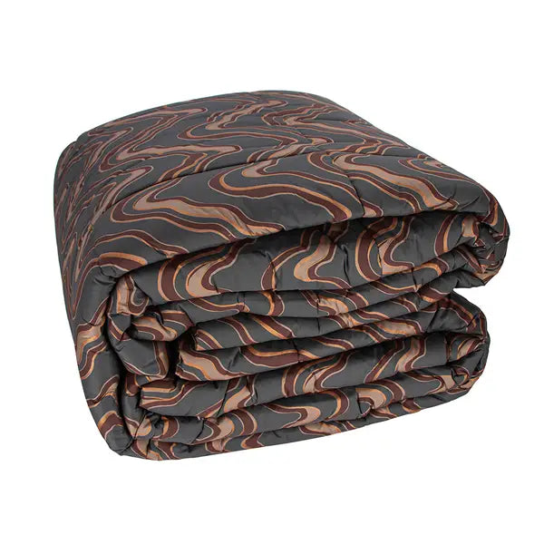 Trapunta Invernale Matrimoniale in Raso di Cotone SOMMA - Aurelia Argilla