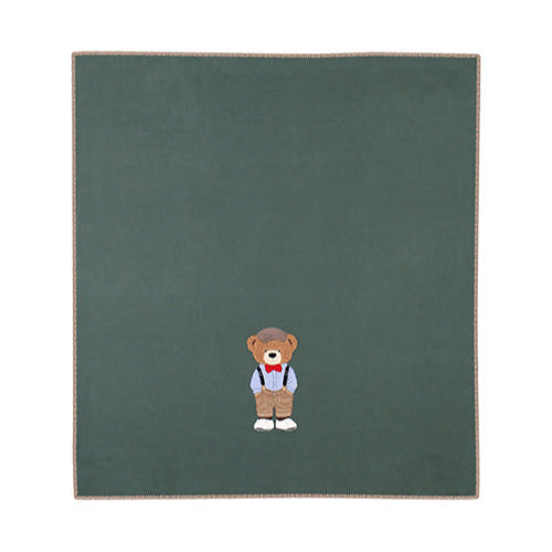 Plaid in caldo Pile con Applicazione MARYPLAID - Ciliegio Teddy Relive