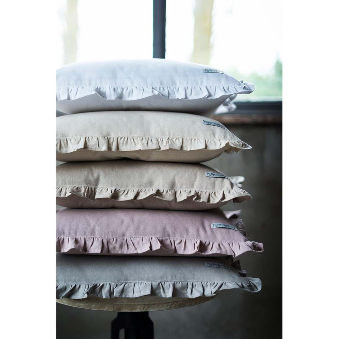 Cuscino con Galettina BLANC MARICLO' - Infinity Collection