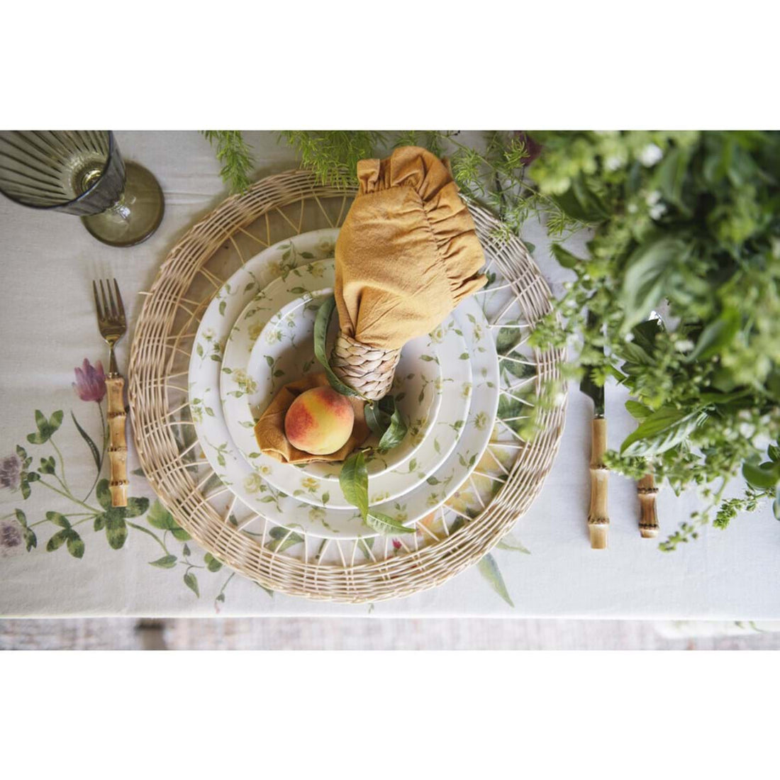 Tovaglietta Americana con Gala BLANC MARICLO' - Wild Flower