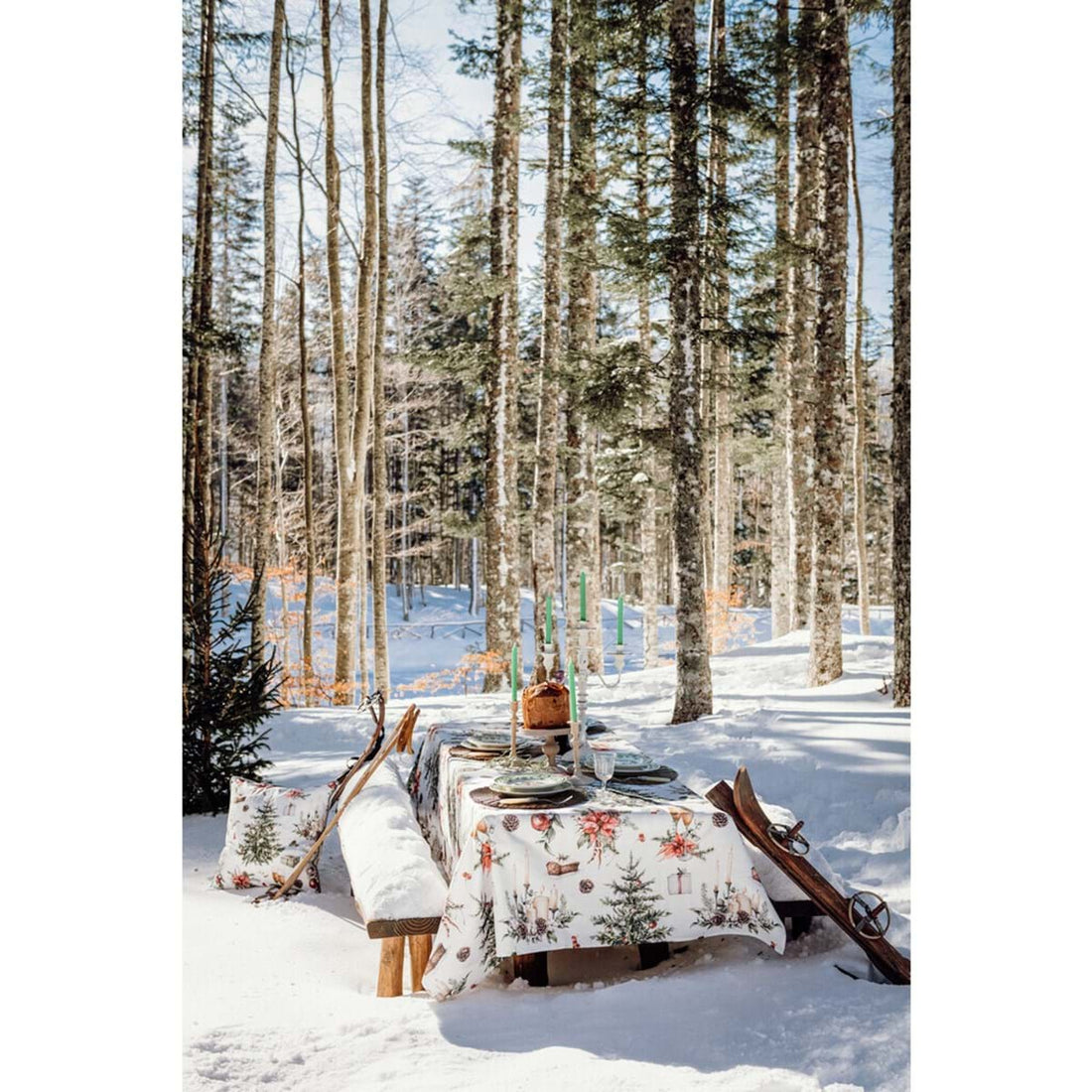 Cuscino Velluto Stampato BLANC MARICLO' - Albero di Natale