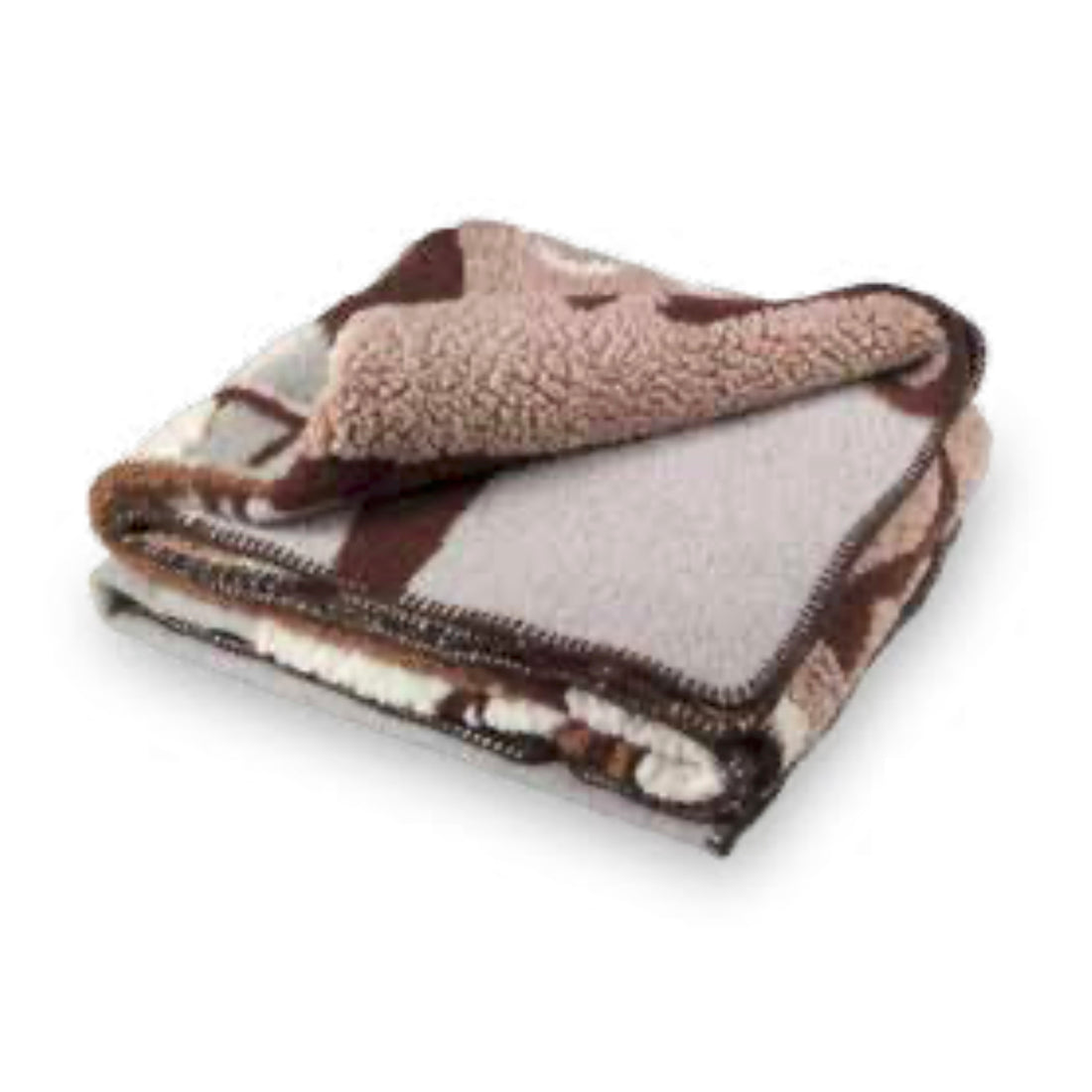 Coperta Plaid in Lana Cotta LANA ITALIA - Cervus