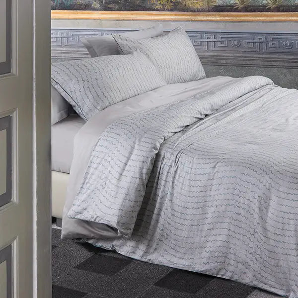 Completo Copripiumino Matrimoniale in Raso SOMMA -  Beatrice Biscotto