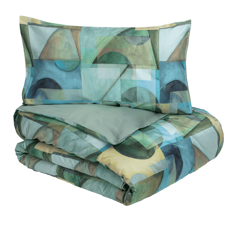 Parure Copripiumino Matrimoniale in Percalle FAZZINI - Paracas