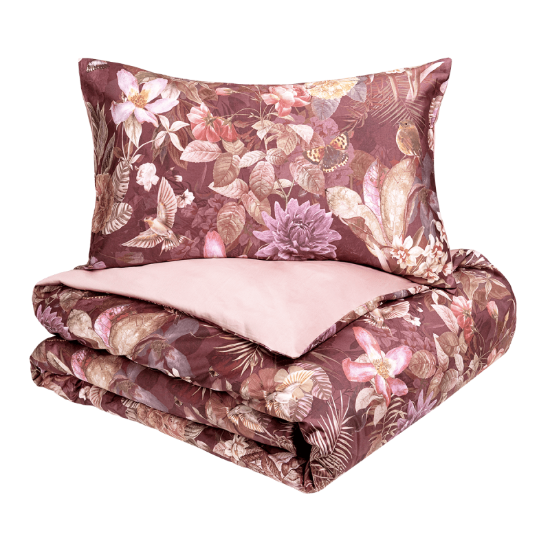 Parure Copripiumino matrimoniale in Raso FAZZINI - Protea