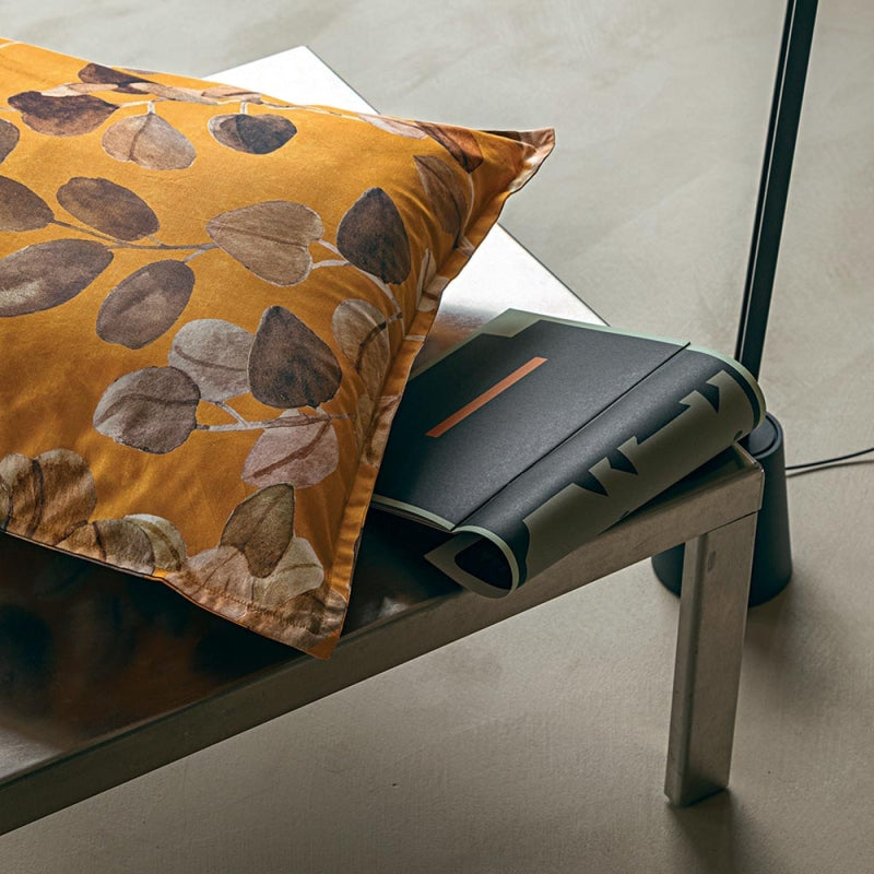 Trapunta Invernale Matimoniale in Percalle di Cotone FAZZINI - Sabi Sabi zucca nocciola