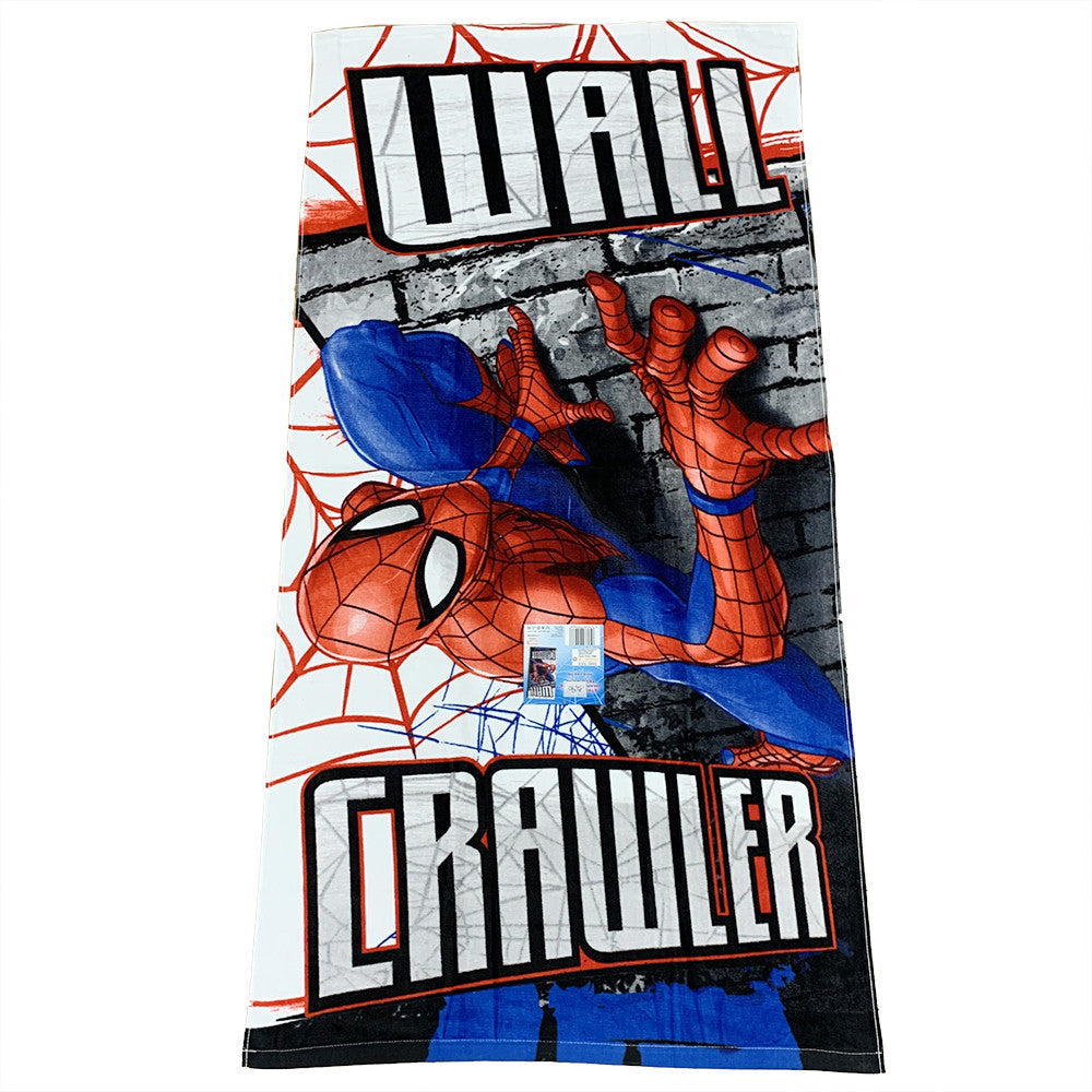 Telo Mare Asciugamano In Microfibra Spiderman – 140x70 Cm, Morbido E Veloce Asciugatura, Per Spiaggia E Piscina