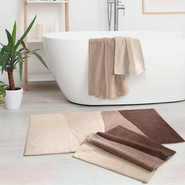 Tappeto da Bagno Antiscivolo in Spugna GABEL - Dune