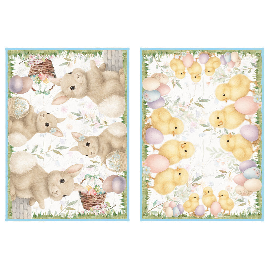 Strofinaccio in Cotone con Stampa Digitale Pasqua - Brio