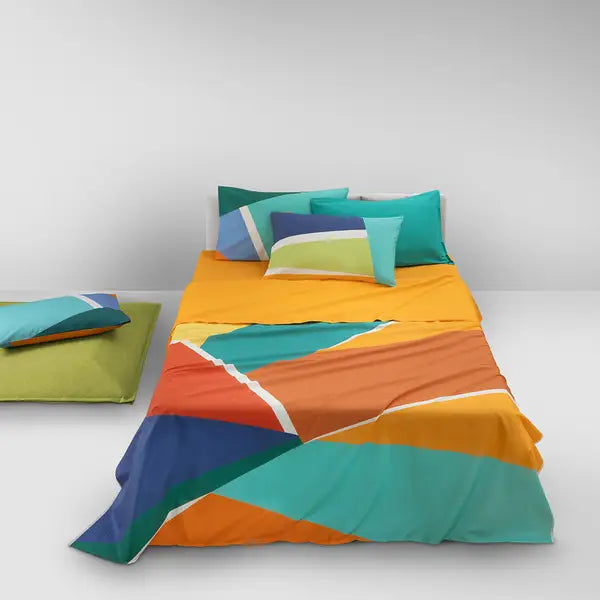 Completo Lenzuolo Copriletto in Cotone GABEL - Seaside