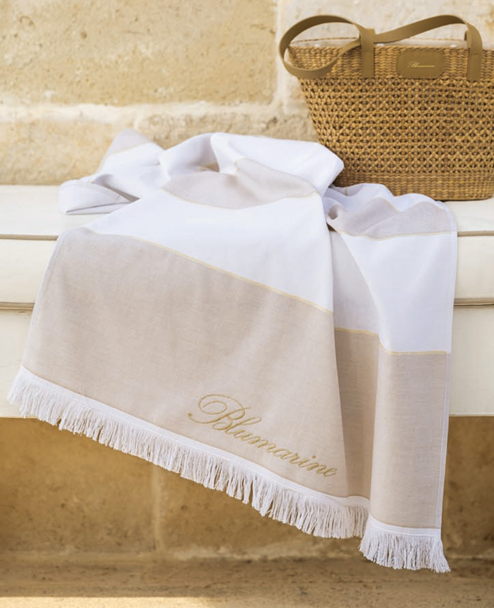 Telo Mare in Spugna con frange BLUMARINE - Golfo