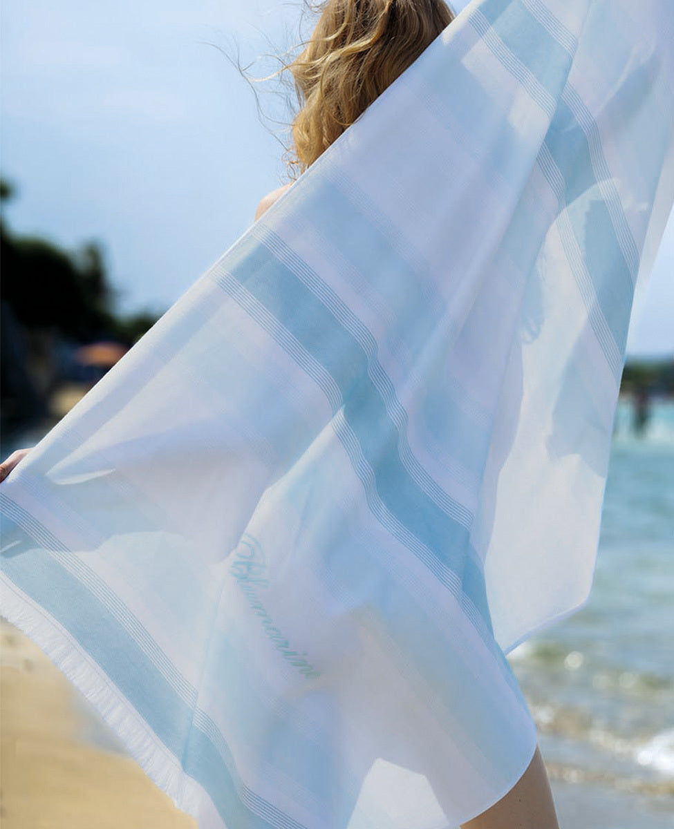 Telo Mare in Spugna con frange BLUMARINE - Acqua