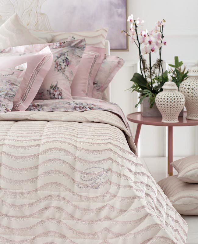 BLUMARINE - Jasmine Double Quilted Bedspread
