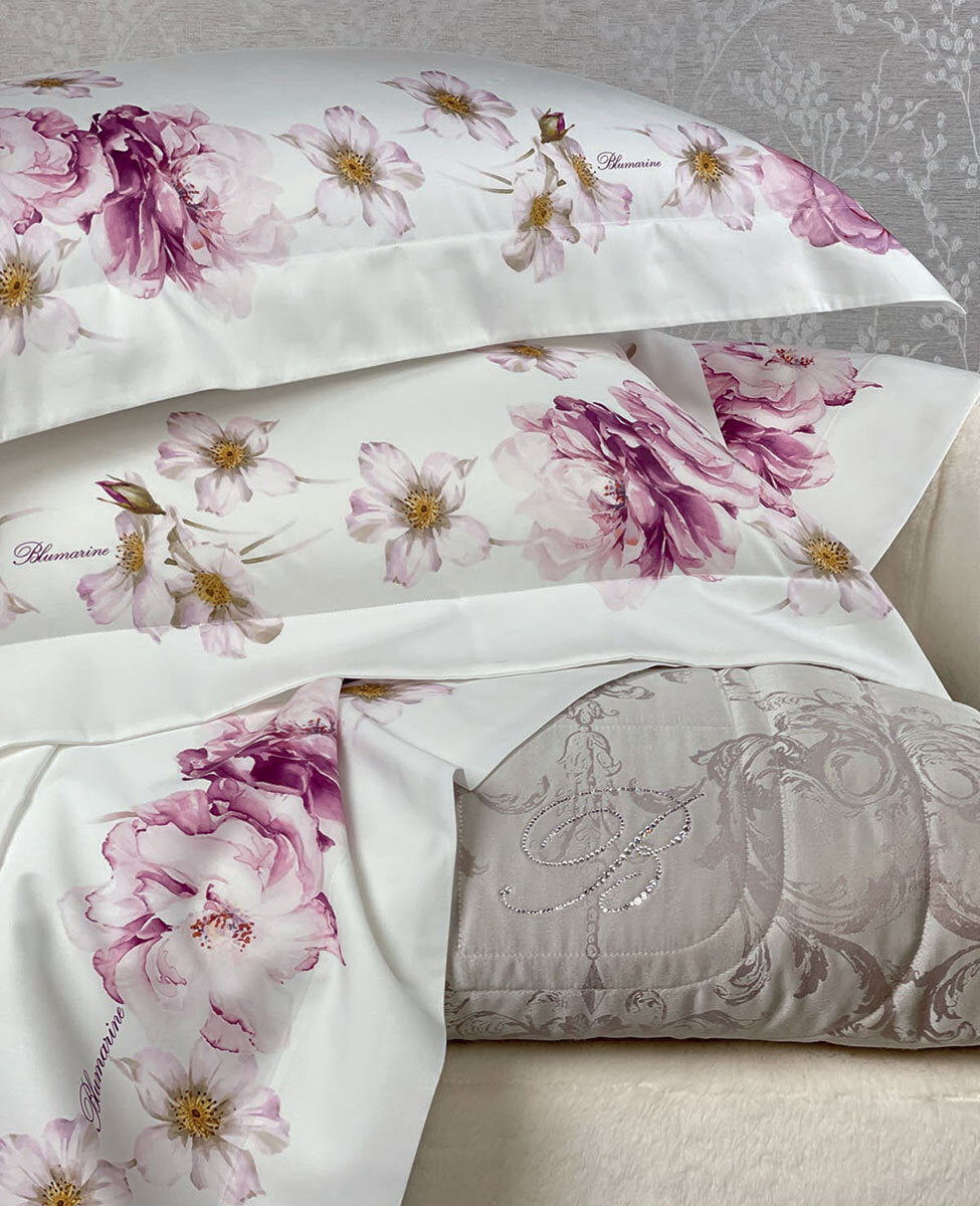 Completo Lenzuolo Matrimoniale in Raso di Cotone BLUMARINE - Brook Fard