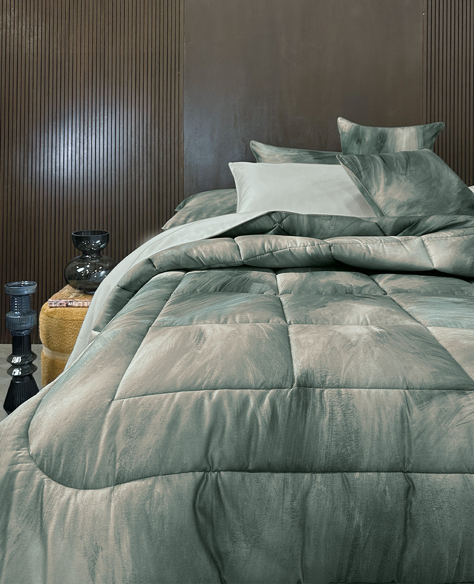 Completo Copripiumino Matrimoniale in Raso SVAD DONDI - Dover