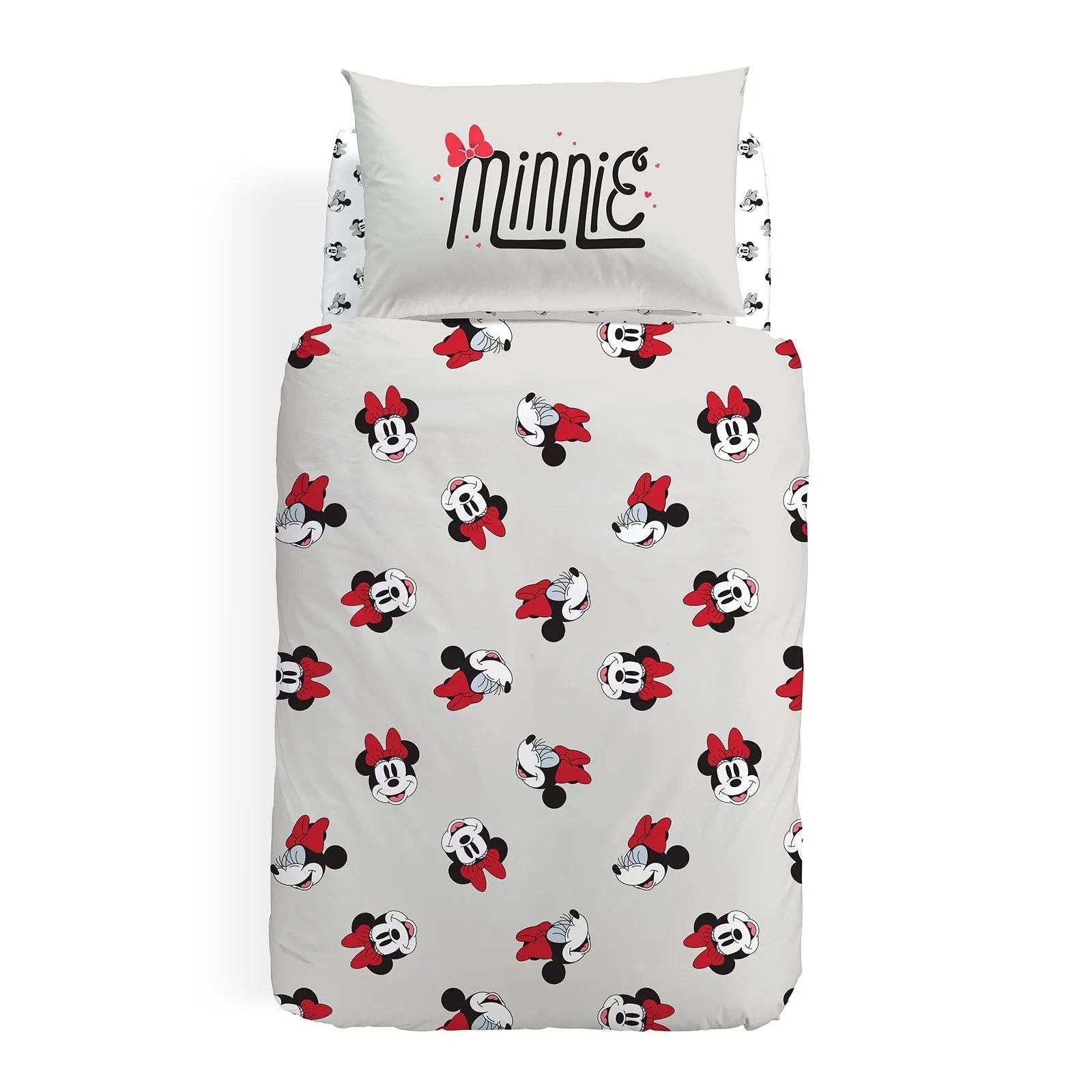 CALEFFI Cotton Single Duvet Cover Set - Minnie Retro