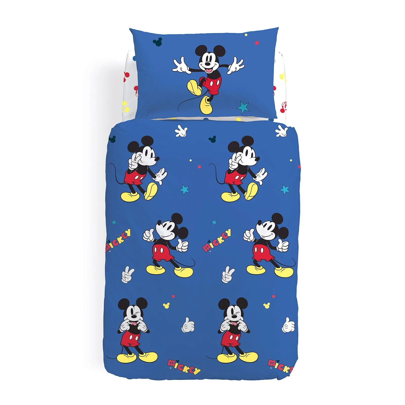 Completo Copripiumino Singolo in Cotone CALEFFI - Mickey Retro