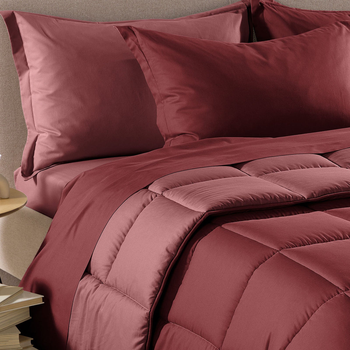 Trapunta invernale Double Color in Lyocell e cotone CALEFFI - Vita