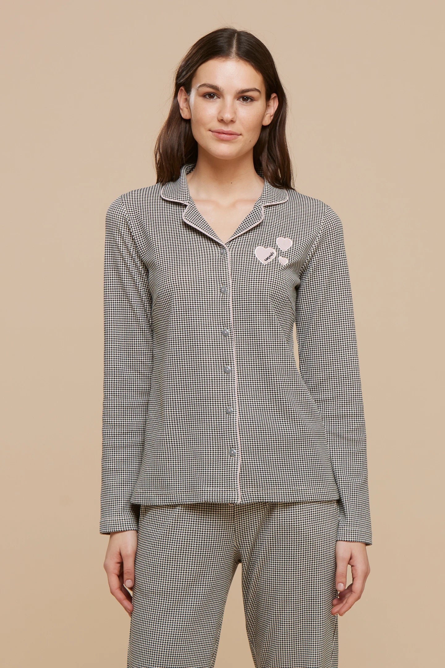 Pigiama Donna caldo cotone NOI DI NOTTE - Piedinariga