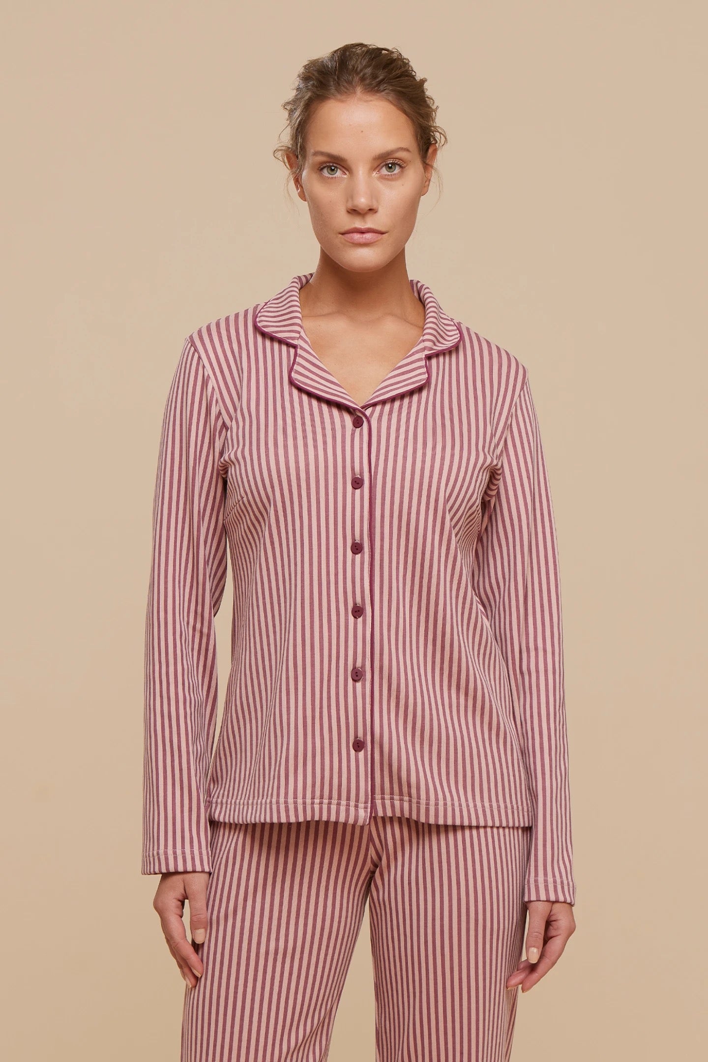 Pigiama Donna caldo cotone NOI DI NOTTE - Piedinariga