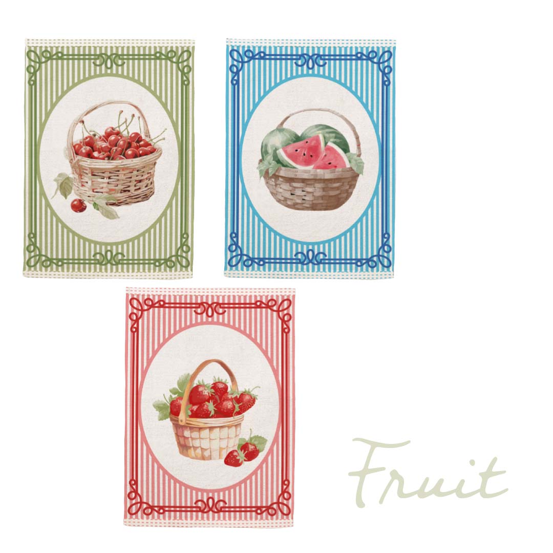 Strofinaccio in Spugna di Cotone - Fruit