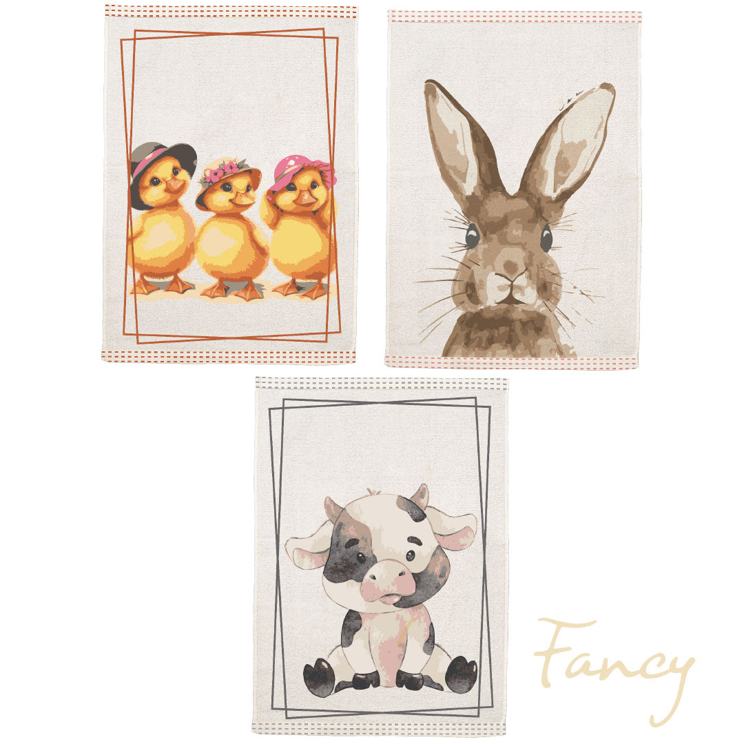 Strofinaccio in Spugna di Cotone - Fancy