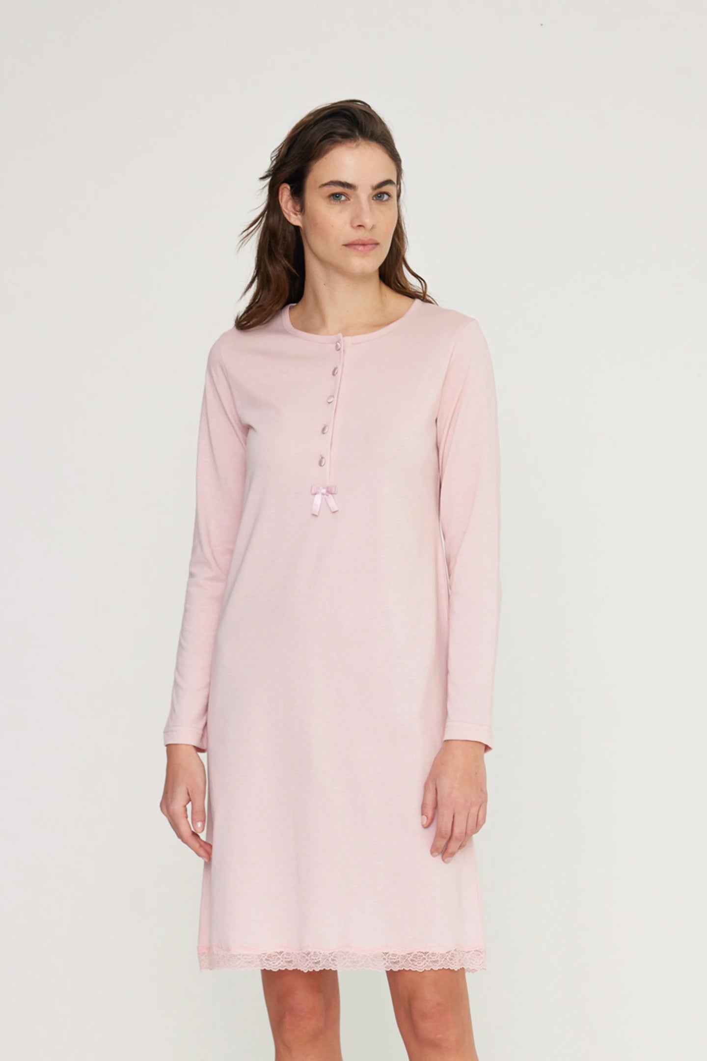 Camicia da Notte donna jersey Invernale NOI DI NOTTE - LA3156