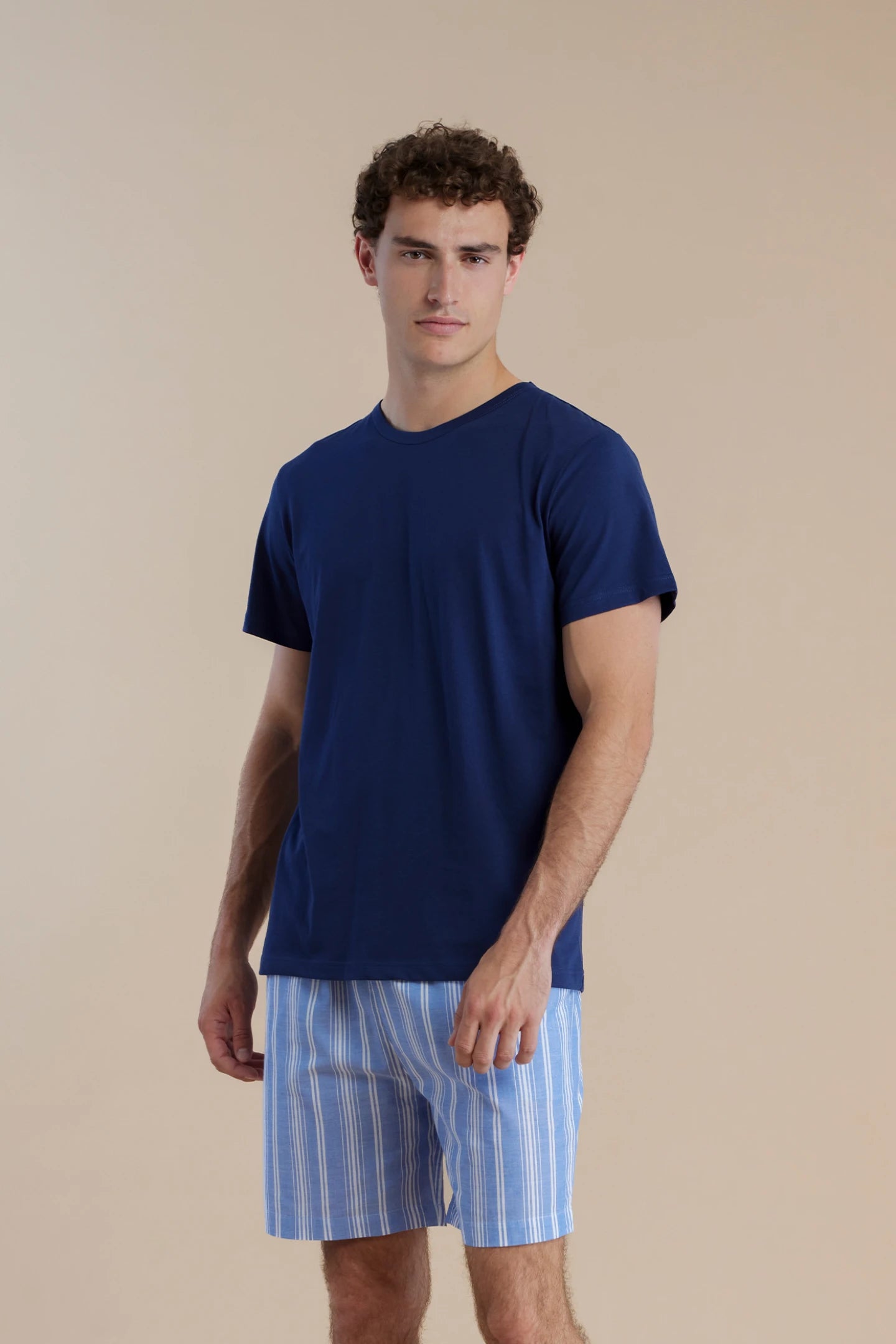 Pigiama uomo in cotone NOI DI NOTTE - Navy
