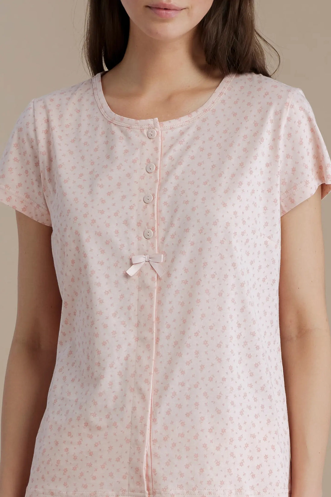 Pigiama Donna Mezza Manica in Cotone NOI DI NOTTE - FA9204