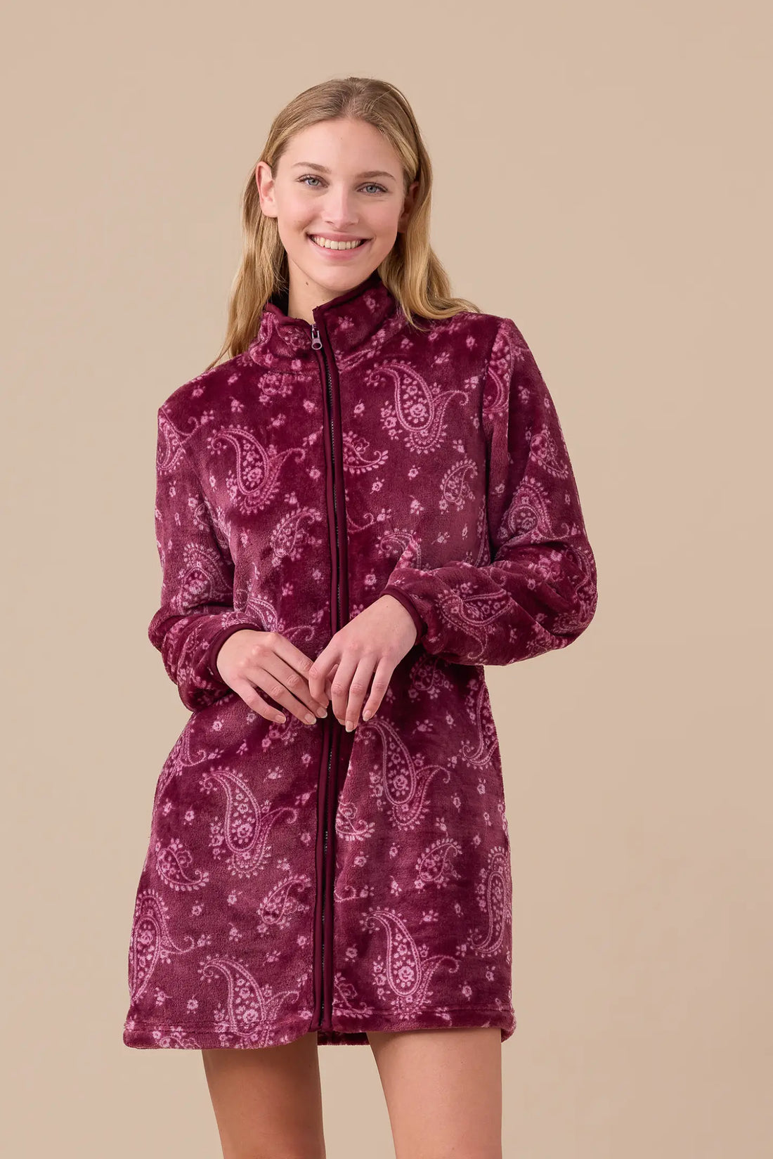 Vestaglia Donna in Ecopelliccia NOI DI NOTTE - Cachemire