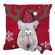 Cuscino Decor Natale con applicazioni - Dinal