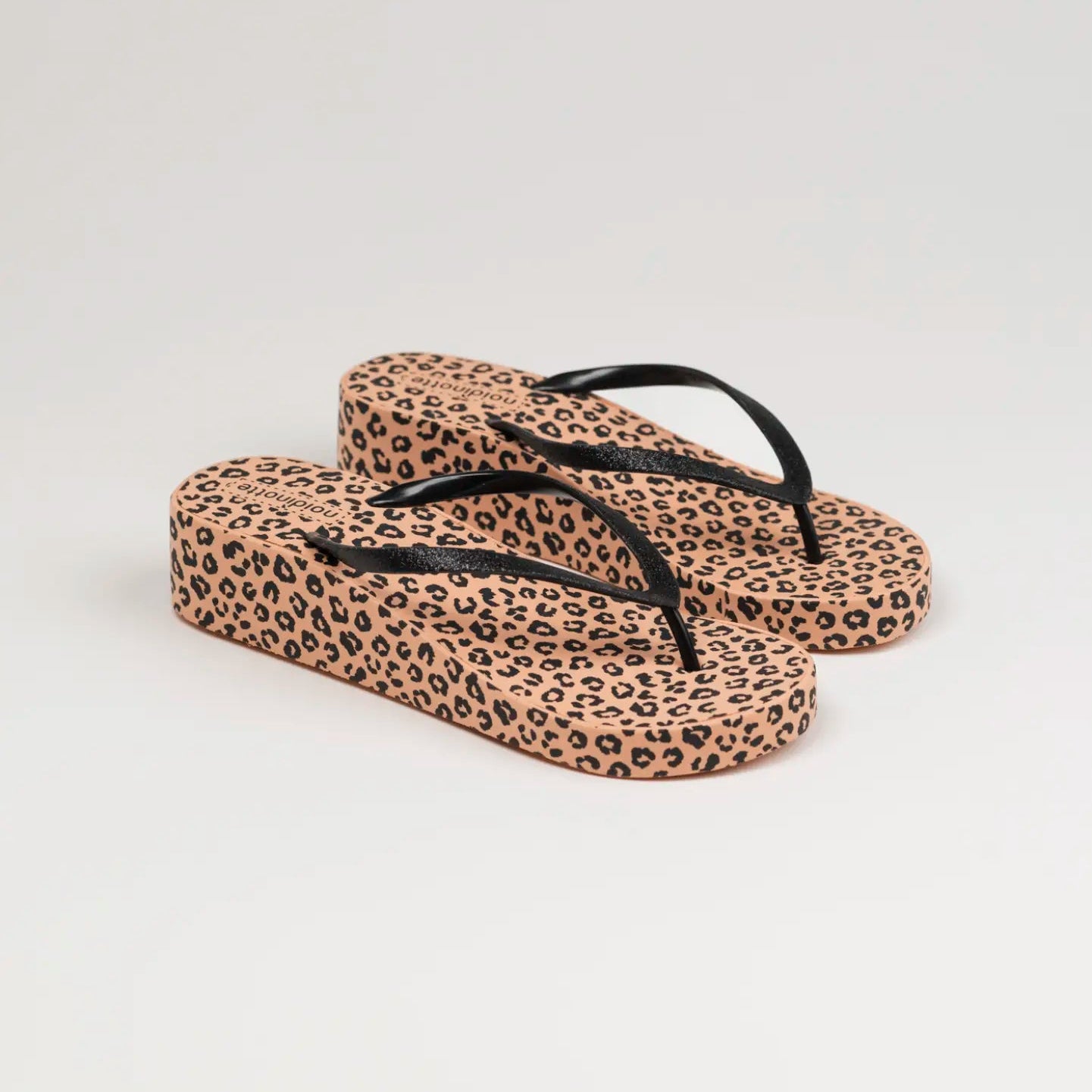 Ciabatte Infradito con Zeppa NOI DI NOTTE - Animalier