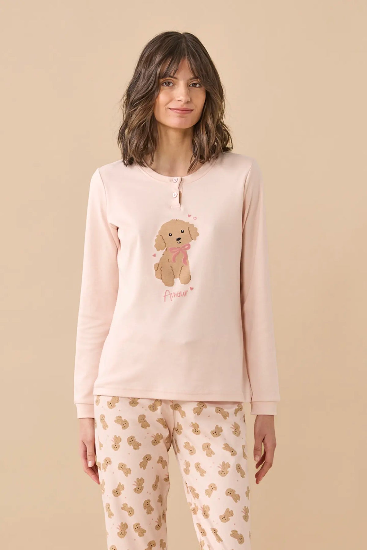 Pigiama Donna caldo cotone NOI DI NOTTE - Funny & Tartan