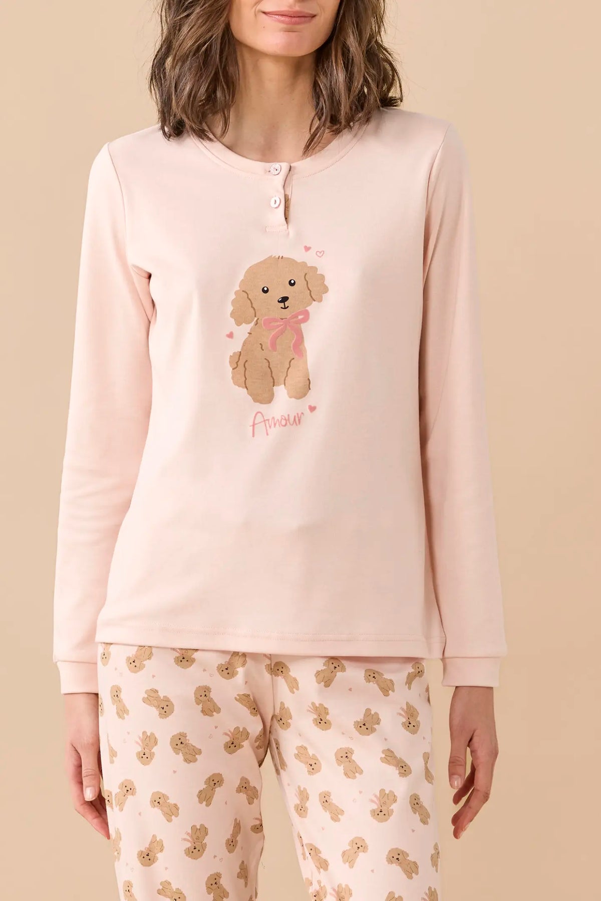 Pigiama Donna caldo cotone NOI DI NOTTE - Funny & Tartan