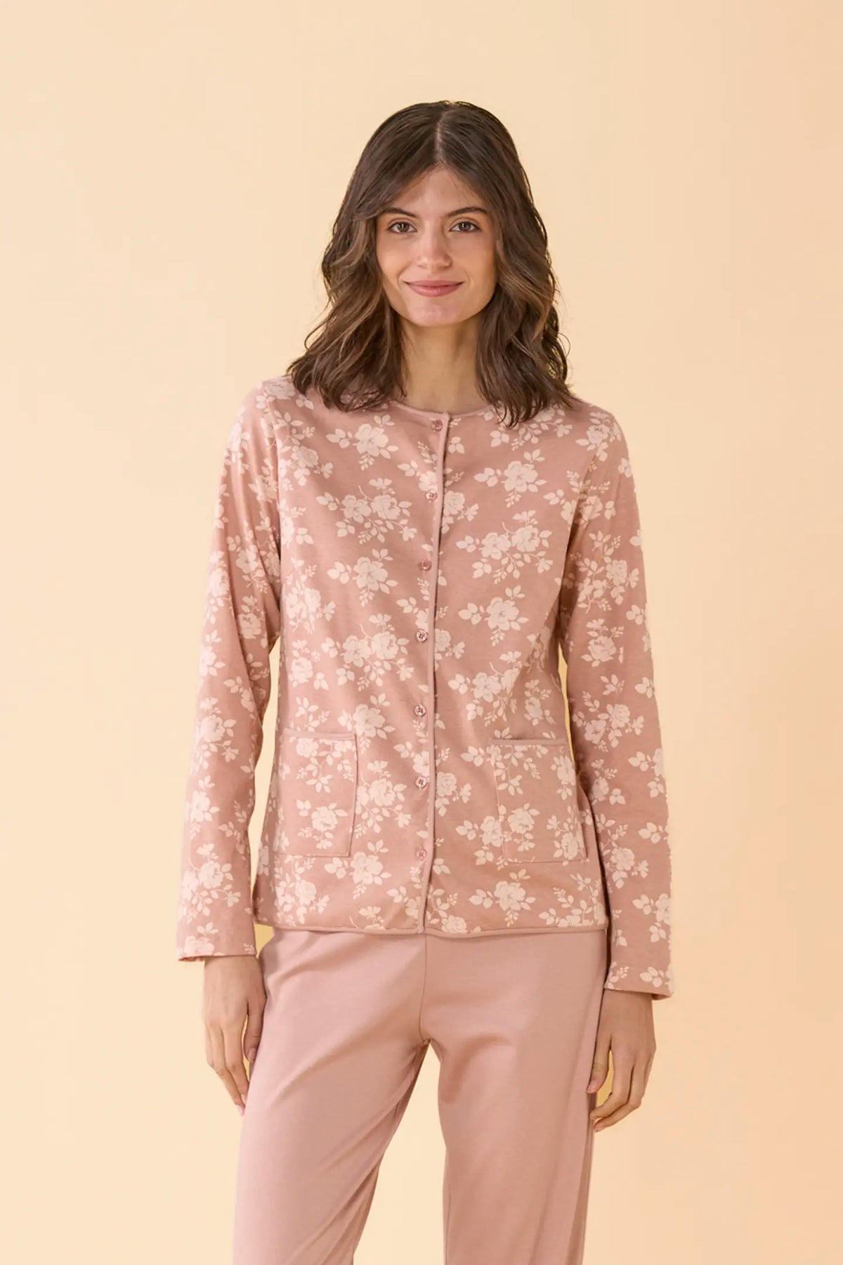 Pigiama Donna caldo cotone NOI DI NOTTE - Bows & Roses
