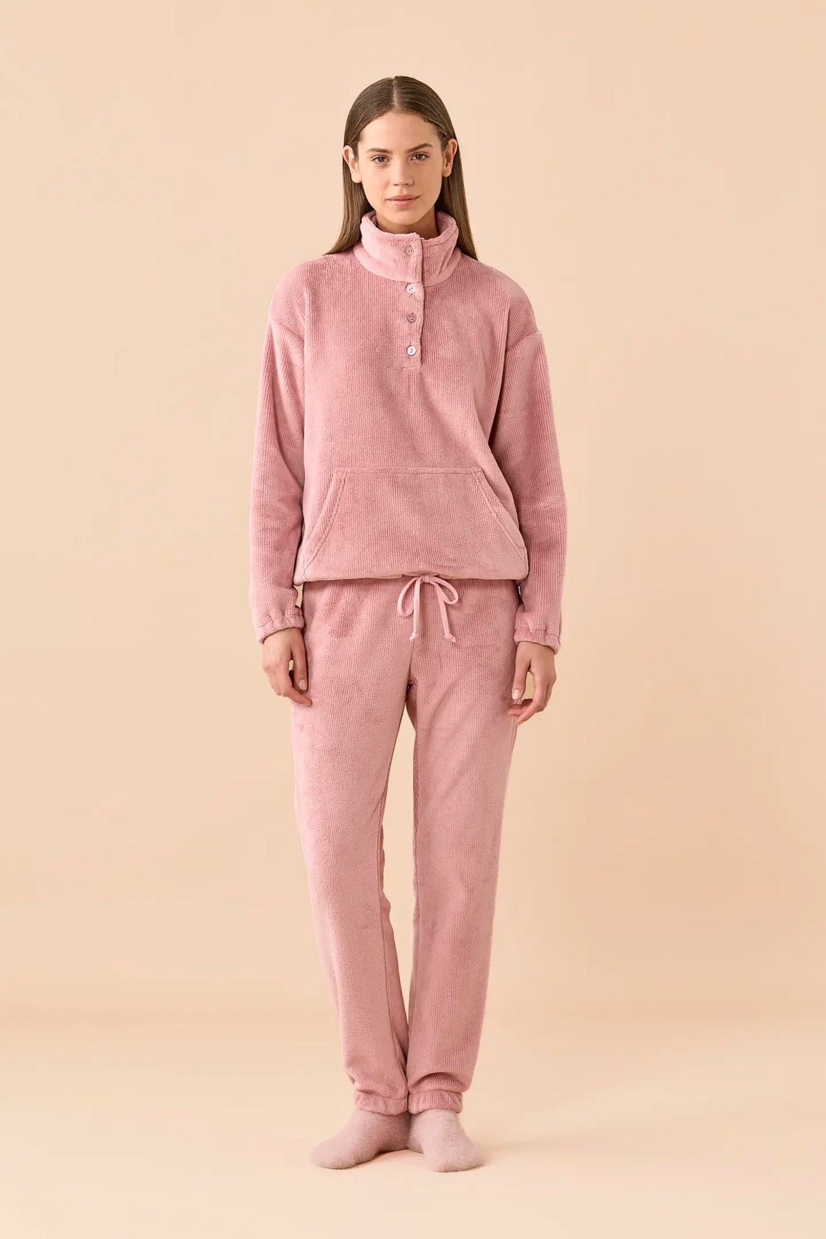 Pigiama donna Coral Fleece NOI DI NOTTE - Warm & Chic