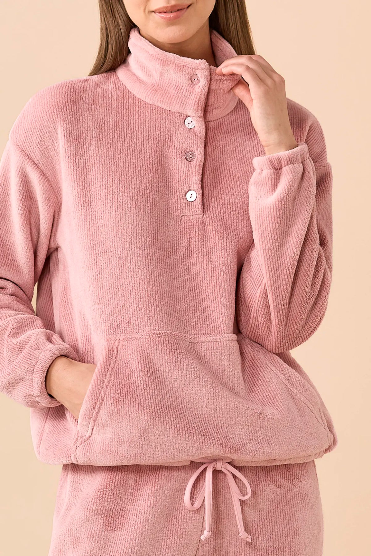 Pigiama donna Coral Fleece NOI DI NOTTE - Warm & Chic