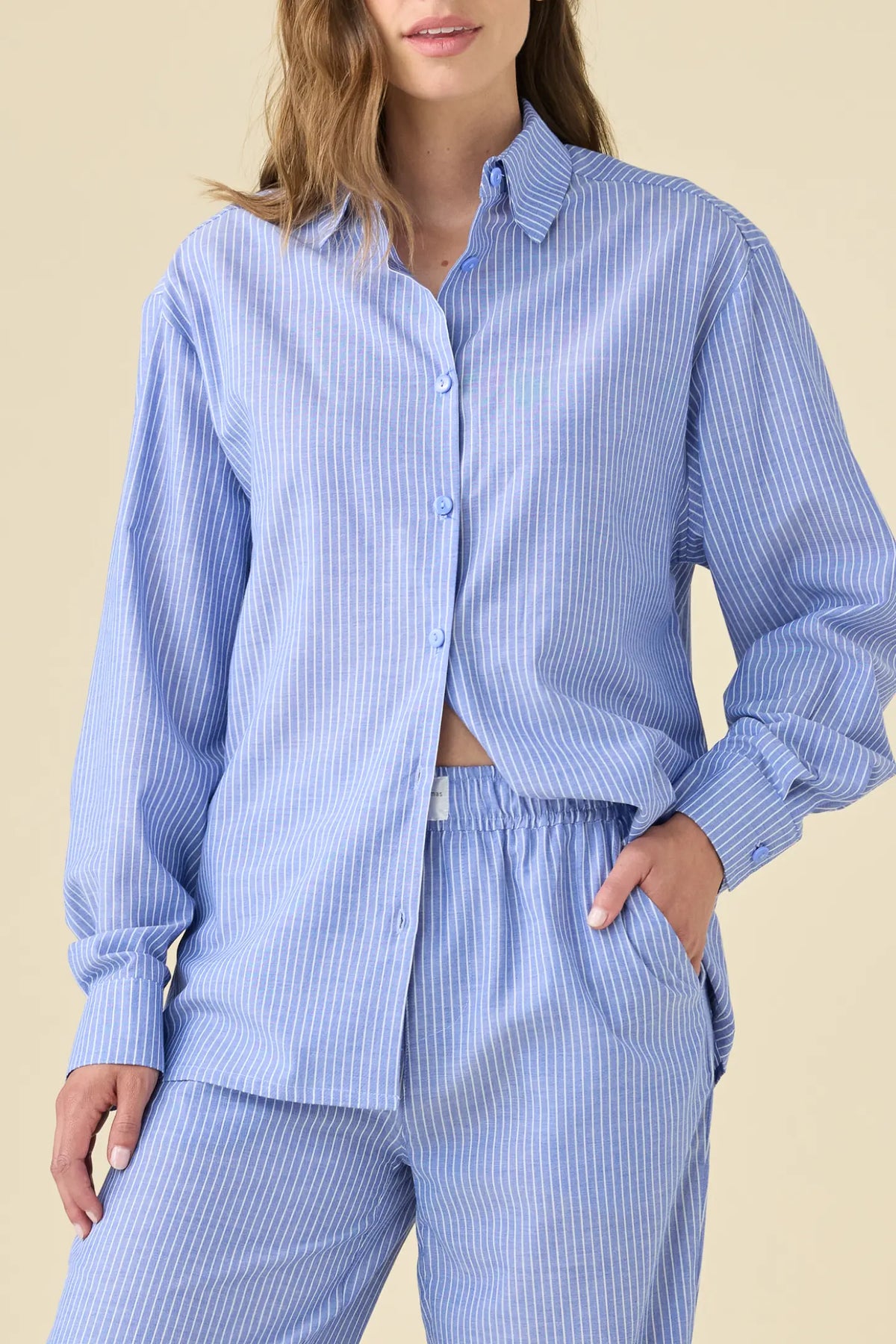 Pigiama Donna Manica Lunga in Cotone NOI DI NOTTE - Breeze