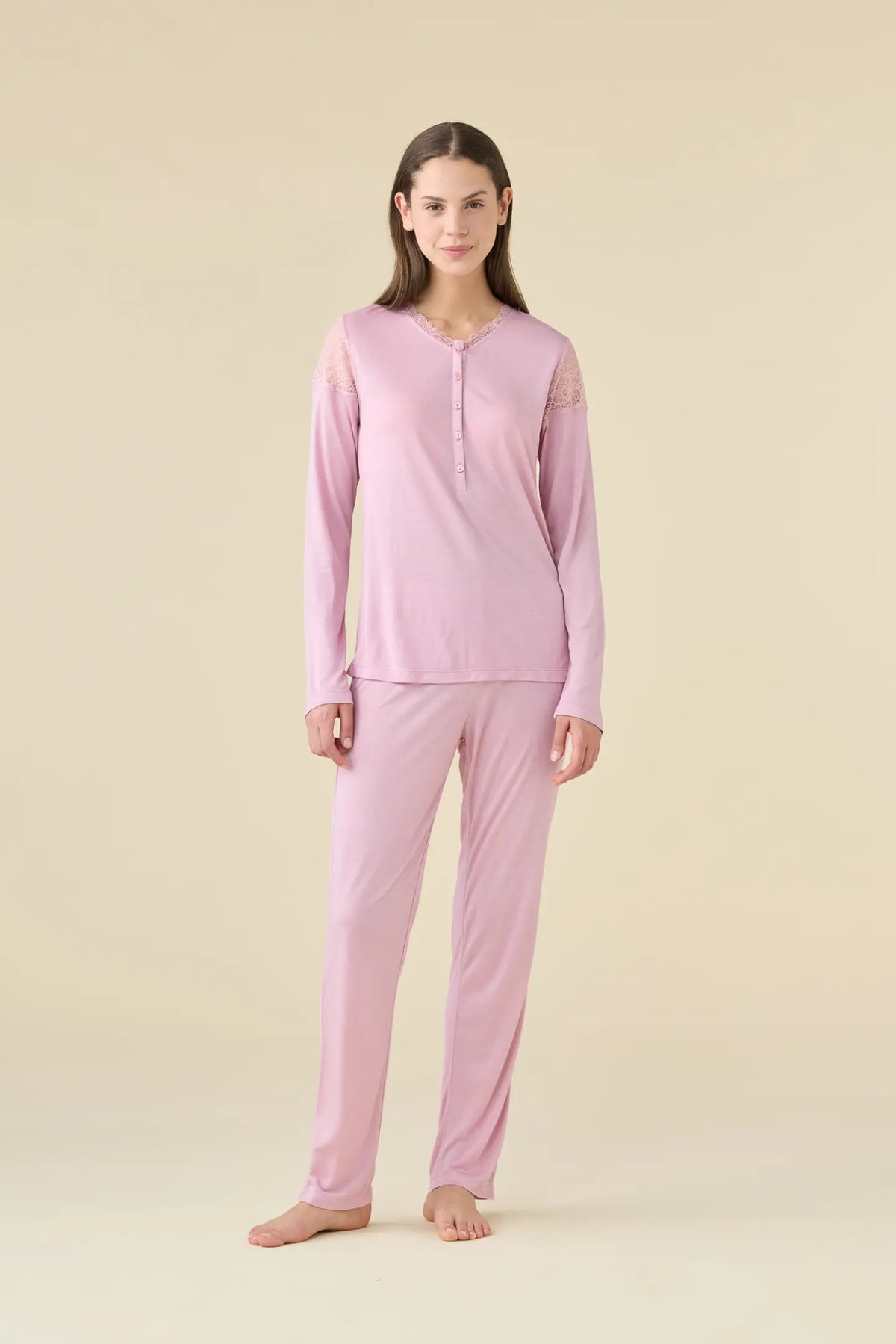 Pigiama Donna Lungo in Modal NOI DI NOTTE - Softess