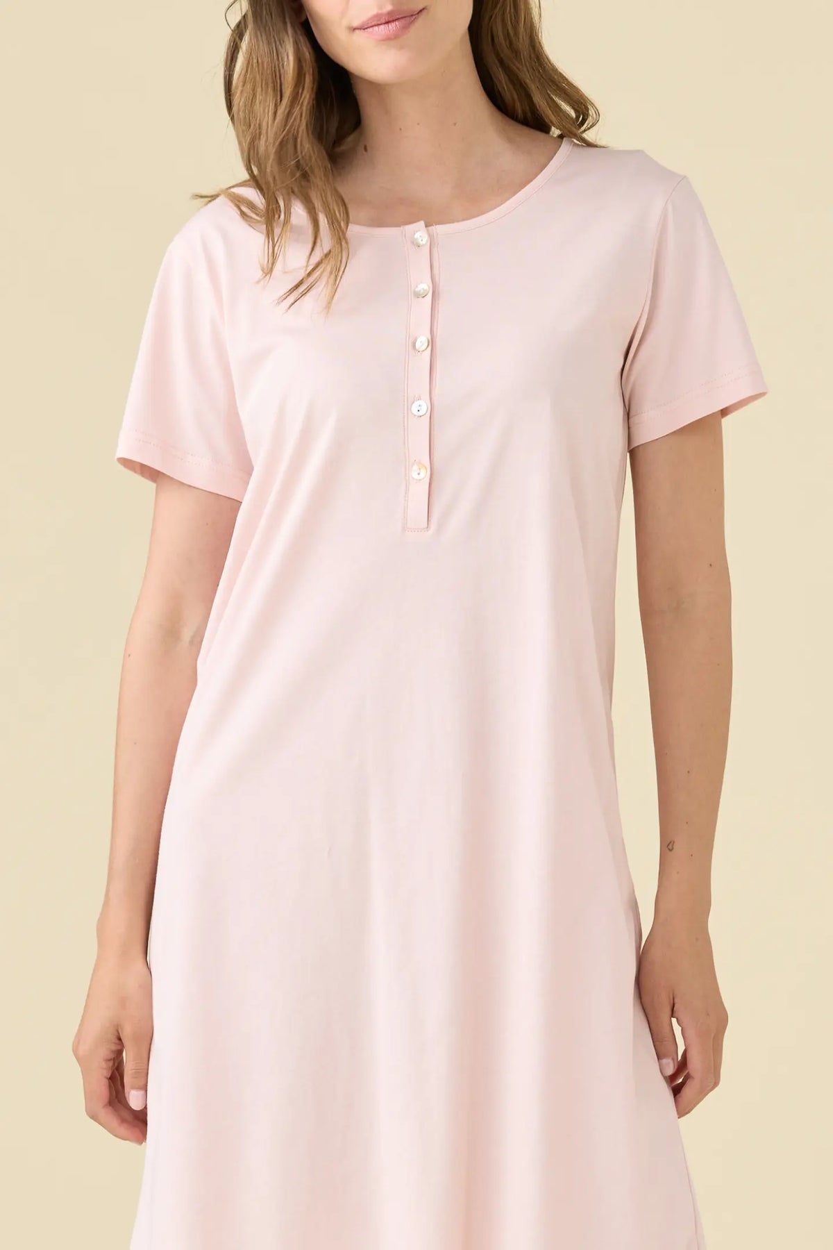 Camicia da Notte Mezza Manica in Cotone NOI DI NOTTE - Essential