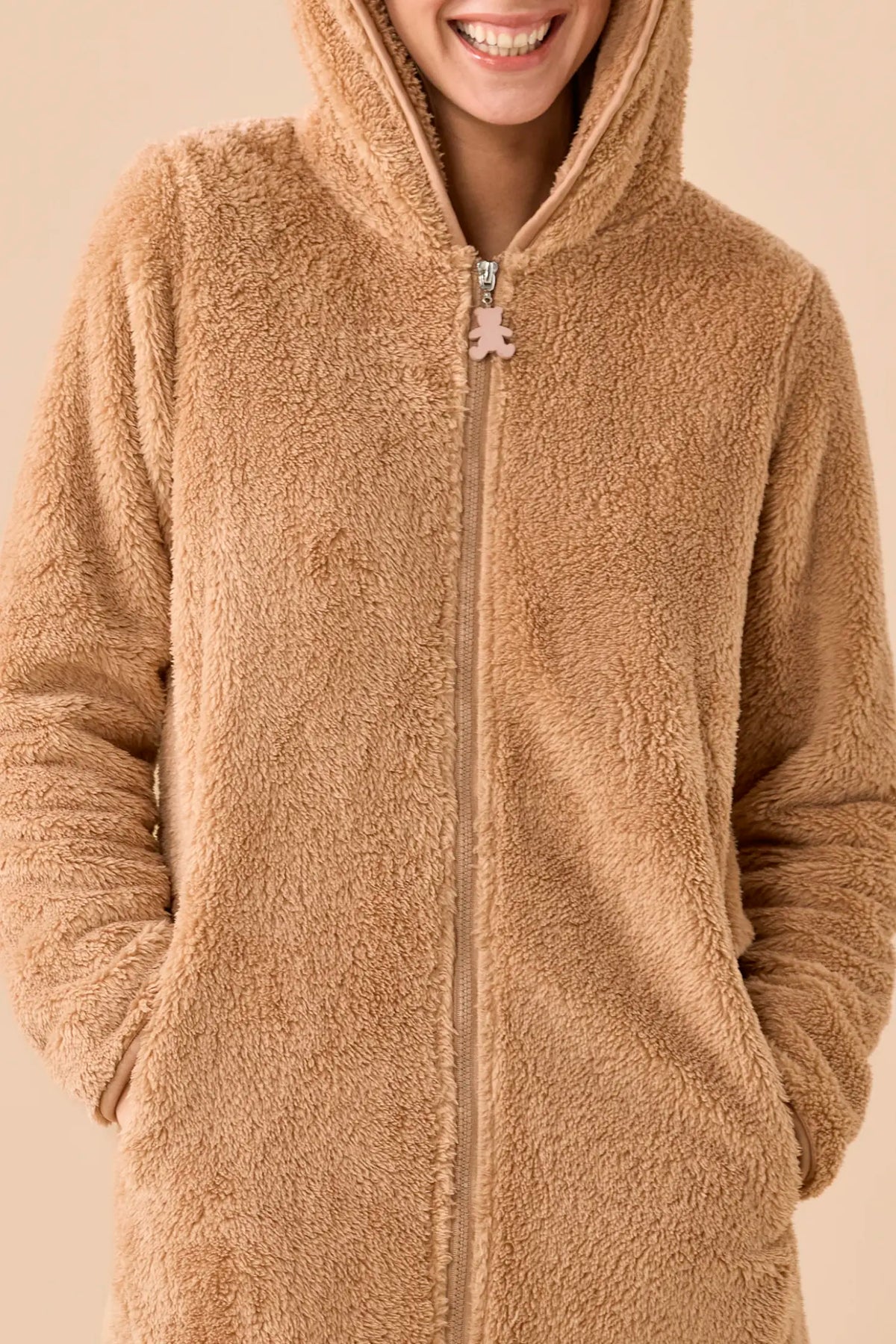 Vestaglia Donna in Ecopelliccia Teddy NOI DI NOTTE - Funny & Tartan