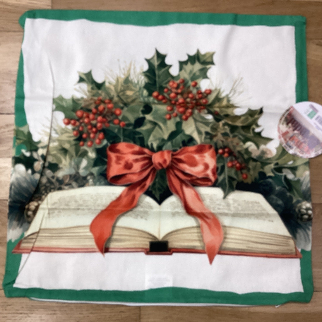 Copricuscino con Stampa Natalizia Digitale - Brindal