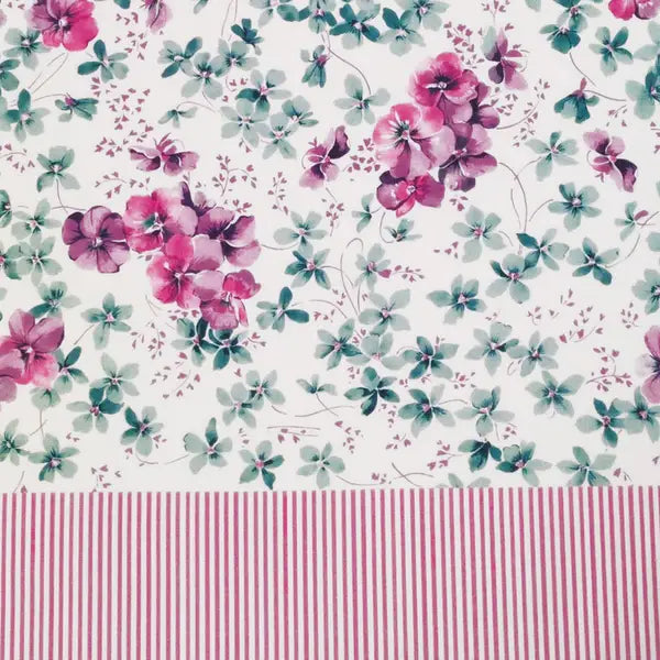 Completo Lenzuola Matrimoniale in Cotone VALLESUSA - Violetta