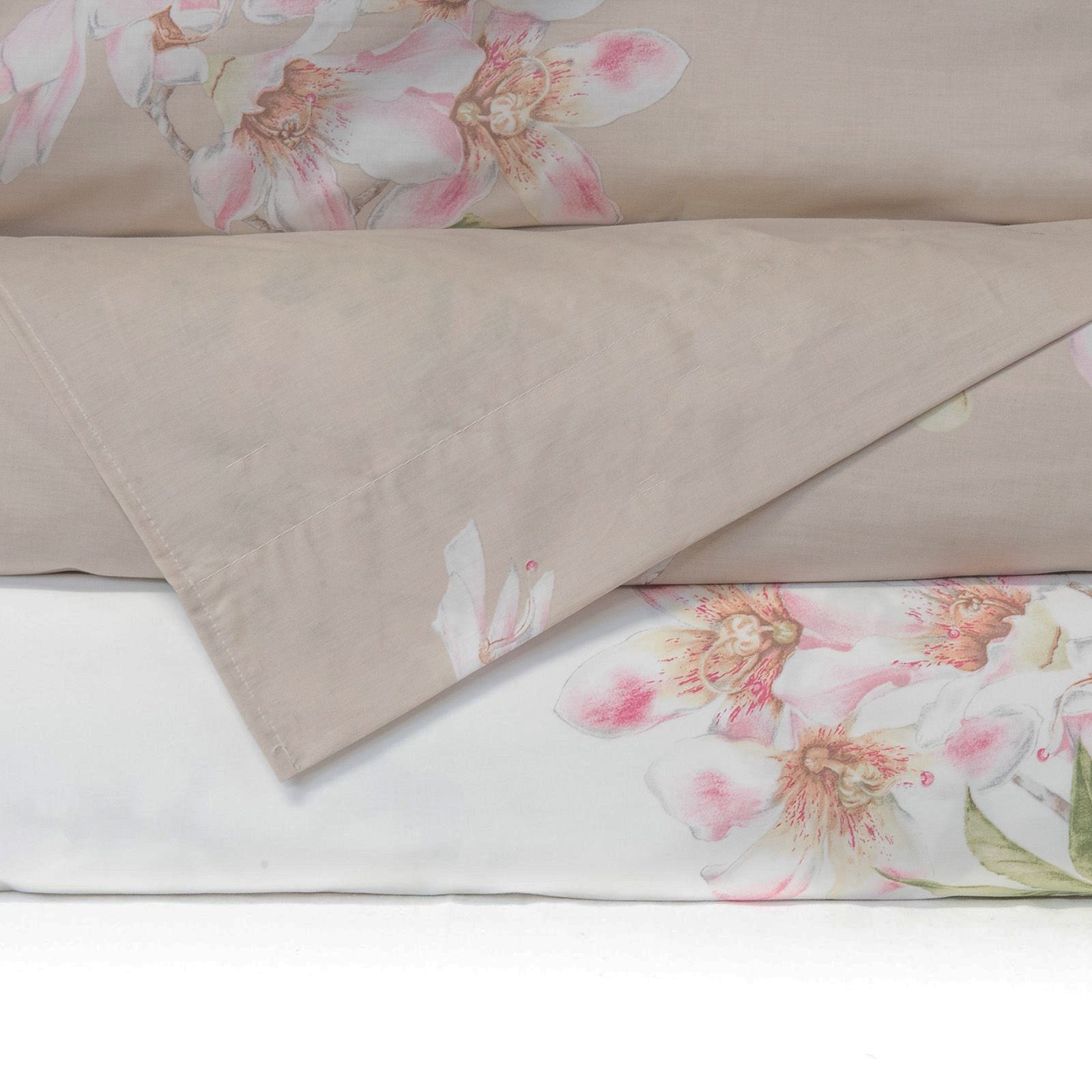 Completo Copripiumino MIRABELLO - Chorisia Beige