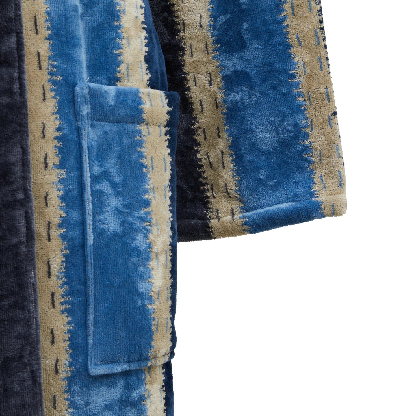 Accappatoio Unisex con Cappuccio in Spugna Velour CARRARA - Daza