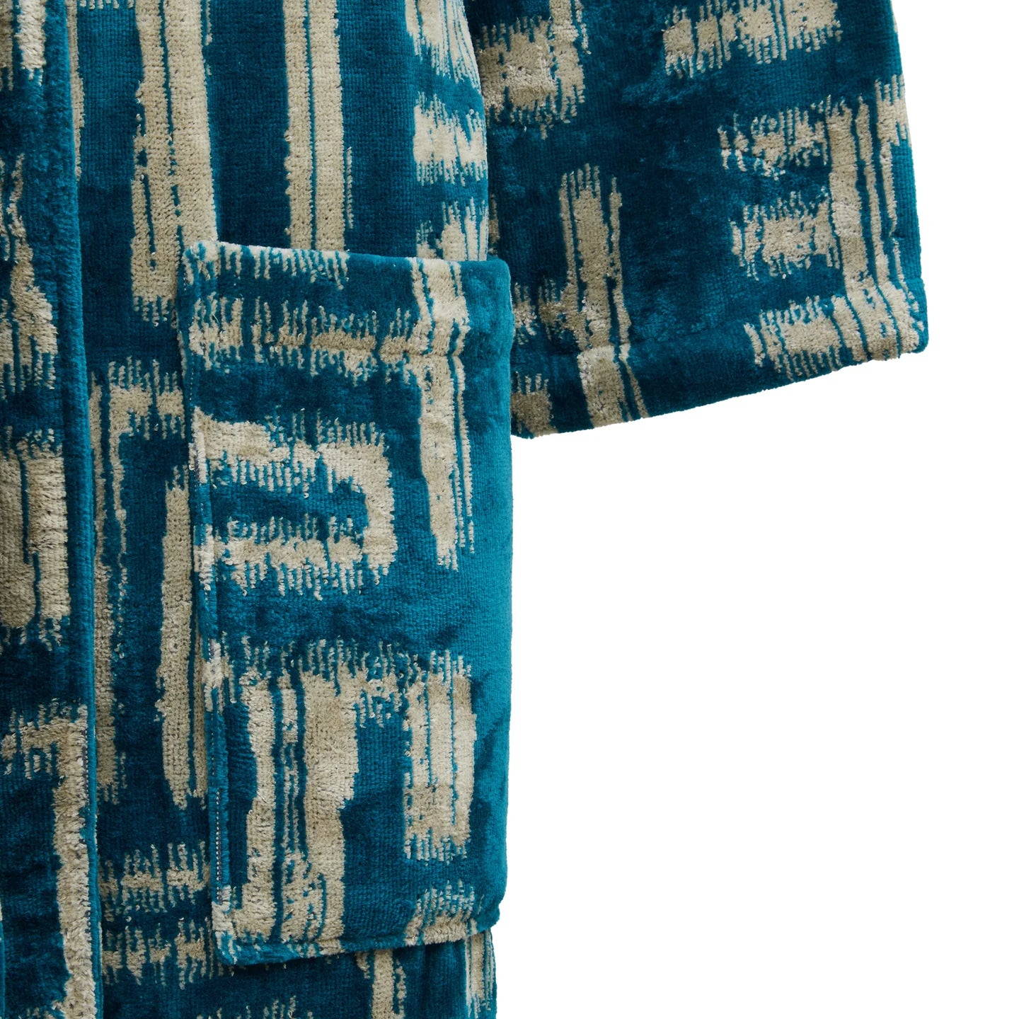 Accappatoio Unisex con Cappuccio in Spugna Velour CARRARA - Gazi