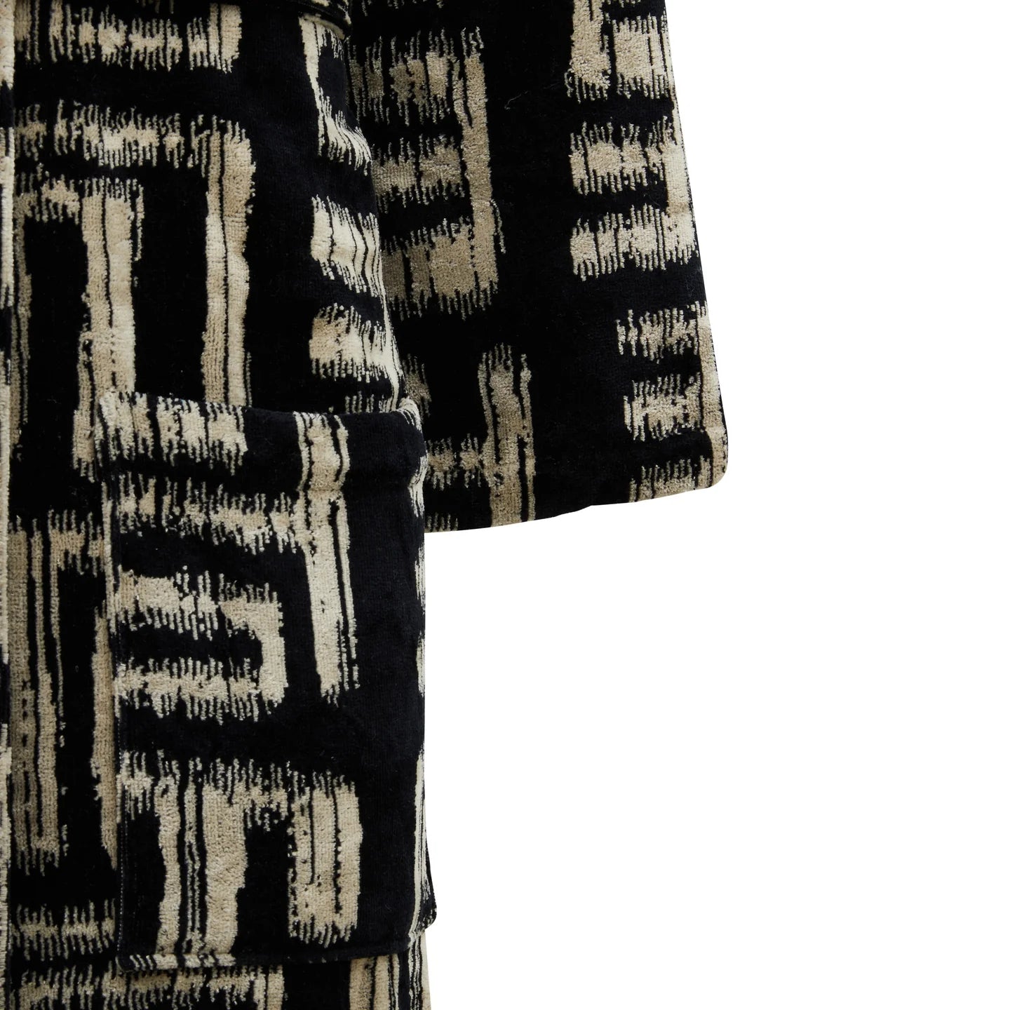 Accappatoio Unisex con Cappuccio in Spugna Velour CARRARA - Gazi